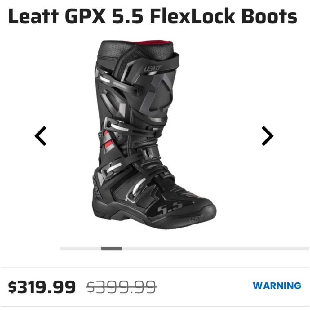 Leatt gpx boots